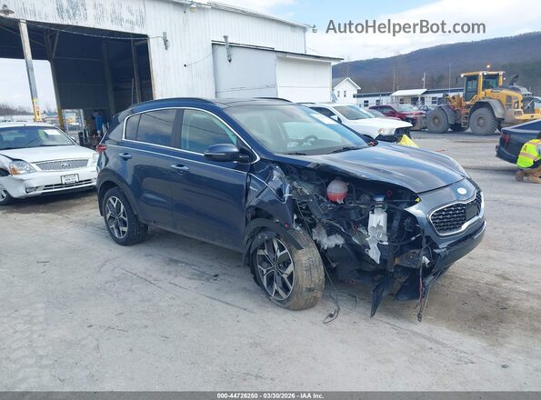 KNDPNCAC8N7003446 2022 KIA SPORTAGE Blue Widok z przodu