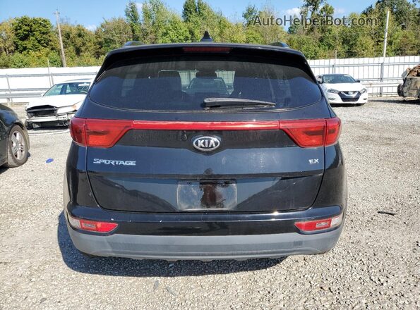KNDPNCACXK7596139 2019 KIA SPORTAGE Black უკანა ხედი