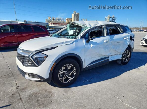 KNDPU3AF0P7036294 2023 KIA SPORTAGE White წინა მარცხენა ხედი სამი მეოთხედიდან