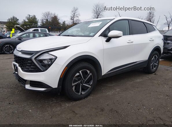 KNDPUCAG2P7091256 2023 KIA SPORTAGE HYBRID Белый Передняя левая четверть