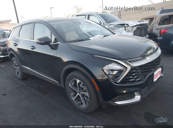 KNDPVCAG2P7057072 2023 KIA SPORTAGE HYBRID Black Передня права чверть