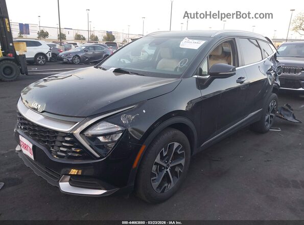 KNDPVCAG2P7057072 2023 KIA SPORTAGE HYBRID Black Передня ліва чверть