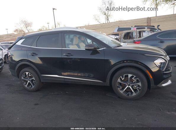 KNDPVCAG2P7057072 2023 KIA SPORTAGE HYBRID Black Вид задньої частини салону