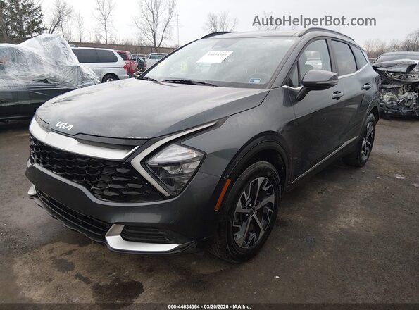 KNDPVCAG3P7012822 2023 KIA SPORTAGE HYBRID Gray Vista tres cuartos delantera izquierda