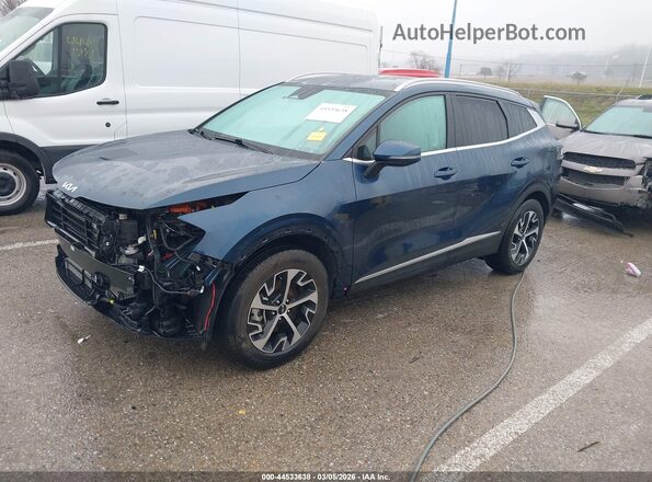 KNDPVCAG7P7070030 2023 KIA SPORTAGE HYBRID Blue Front left