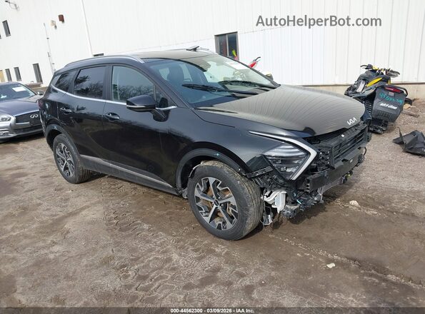 KNDPVCDG1S7182469 2025 KIA SPORTAGE HYBRID Черный Передняя правая четверть