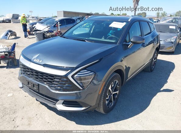 KNDPVCDG9R7154381 2024 KIA SPORTAGE HYBRID Gray Front left