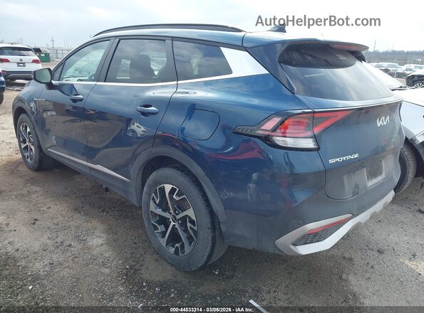KNDPVCDG9S7190349 2025 KIA SPORTAGE HYBRID Dark Blue Задняя левая четверть