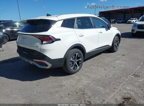 KNDPVCDGXS7253961 2025 KIA SPORTAGE HYBRID Белый Задняя правая четверть