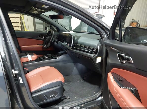 KNDPXCDG4R7160602 2024 KIA SPORTAGE HYBRID Gray წინა სალონის ხედი