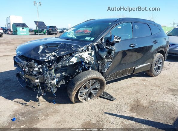 KNDPXCDG5S7244465 2025 KIA SPORTAGE HYBRID Черный Передняя левая четверть