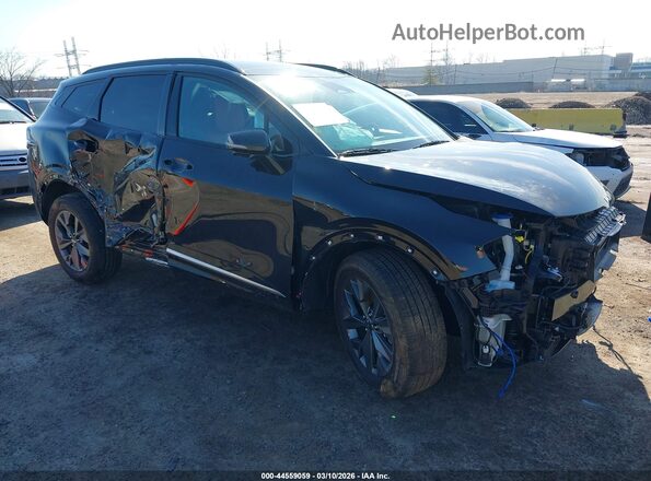 KNDPXCDG5S7244465 2025 KIA SPORTAGE HYBRID Черный Передняя правая четверть
