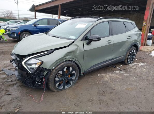 KNDPYDAH6P7062376 2023 KIA SPORTAGE PLUG-IN HYBRID Green Передня ліва чверть
