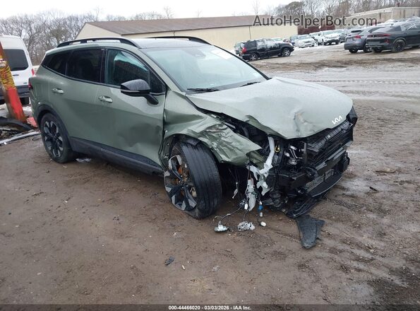 KNDPYDAH6P7062376 2023 KIA SPORTAGE PLUG-IN HYBRID Green Передня права чверть