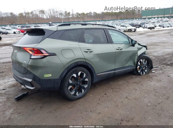 KNDPYDAH6P7062376 2023 KIA SPORTAGE PLUG-IN HYBRID Green Задня права чверть