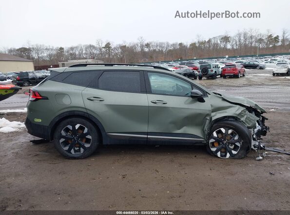 KNDPYDAH6P7062376 2023 KIA SPORTAGE PLUG-IN HYBRID Green Вид задньої частини салону