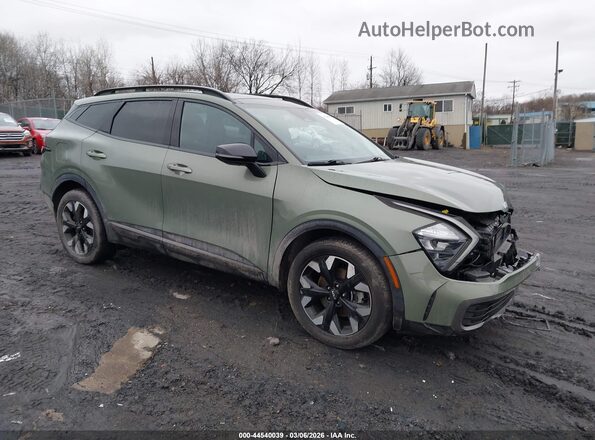 KNDPYDAH8P7101856 2023 KIA SPORTAGE PLUG-IN HYBRID Green Przód prawy