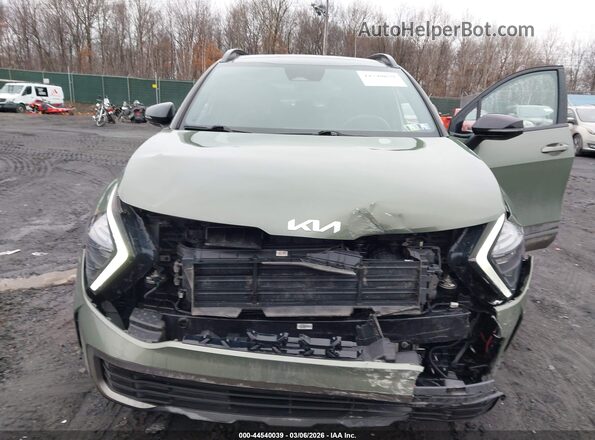 KNDPYDAH8P7101856 2023 KIA SPORTAGE PLUG-IN HYBRID Green Widok z przodu