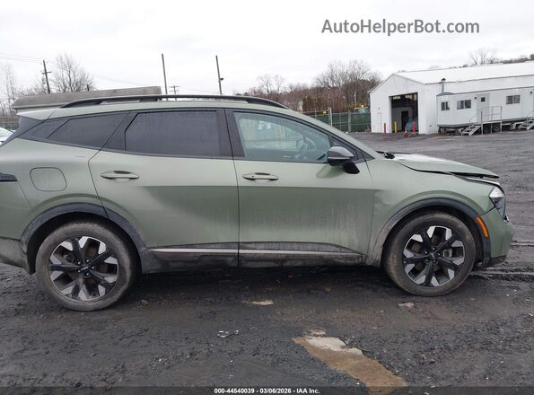 KNDPYDAH8P7101856 2023 KIA SPORTAGE PLUG-IN HYBRID Green Widok wnętrza z tyłu