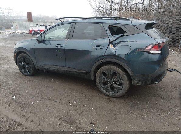 KNDPYDDH4S7262175 2025 KIA SPORTAGE PLUG-IN HYBRID Dark Blue Задняя левая четверть
