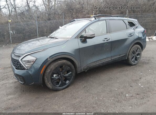KNDPYDDH4S7262175 2025 KIA SPORTAGE PLUG-IN HYBRID Dark Blue Передняя левая четверть