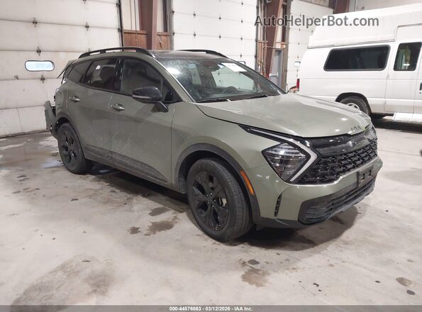 KNDPYDDH6S7185907 2025 KIA SPORTAGE PLUG-IN HYBRID Зеленый Передняя правая четверть