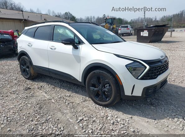 KNDPZDDH3S7222604 2025 KIA SPORTAGE PLUG-IN HYBRID Белый Передняя правая четверть
