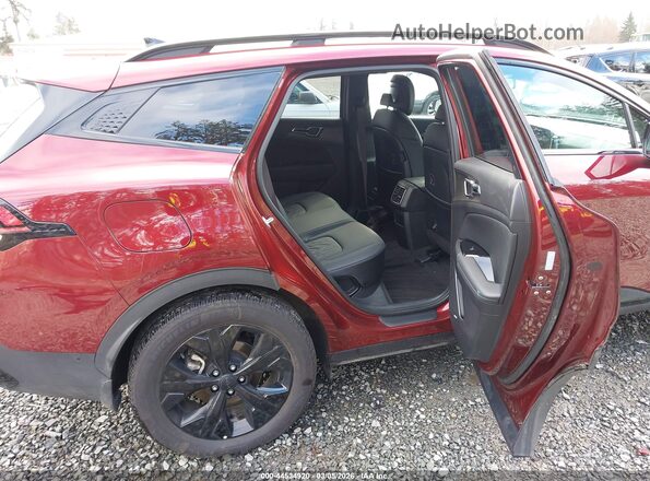 KNDPZDDH4S7212423 2025 KIA SPORTAGE PLUG-IN HYBRID Red Widok naklejki z numerem VIN
