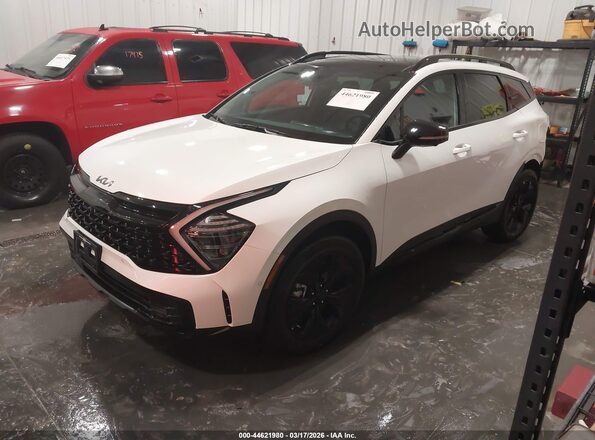 KNDPZDDH6S7250462 2025 KIA SPORTAGE PLUG-IN HYBRID White Vista tres cuartos delantera izquierda