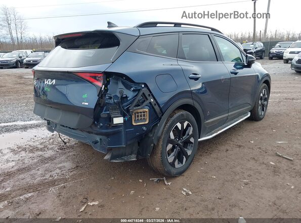 KNDPZDDH7R7142104 2024 KIA SPORTAGE PLUG-IN HYBRID Синий Задняя правая четверть