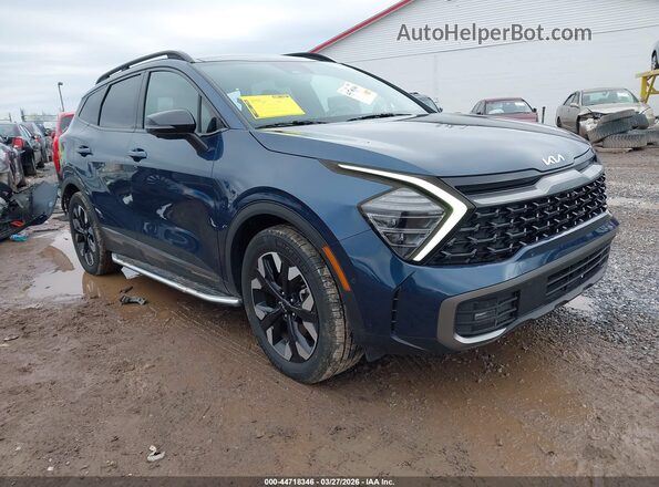 KNDPZDDH7R7142104 2024 KIA SPORTAGE PLUG-IN HYBRID Синий Передняя правая четверть