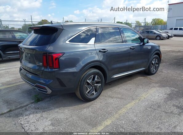 KNDRH4LG8M5019226 2021 KIA SORENTO HYBRID Серый Задняя правая четверть
