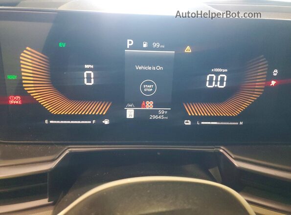 KNDRHDJG6S5295663 2025 KIA SORENTO Синий Вид щитка приборов
