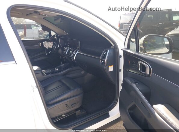 KNDRHDLG9R5259778 2024 KIA SORENTO HYBRID White Widok wnętrza z przodu