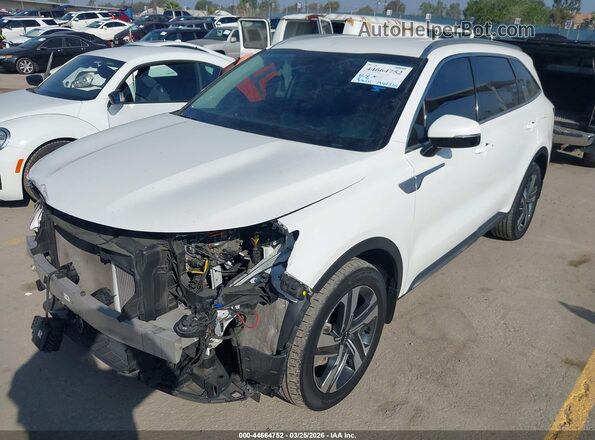 KNDRHDLG9R5259778 2024 KIA SORENTO HYBRID White Przód lewy