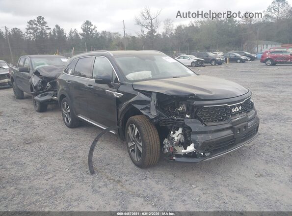 KNDRHDLGXP5223949 2023 KIA SORENTO HYBRID Black Առջևի աջ