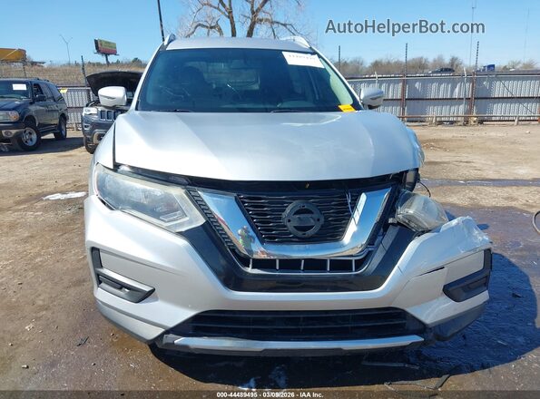 KNMAT2MT1HP538334 2017 NISSAN ROGUE Silver Vista del cuadro de instrumentos