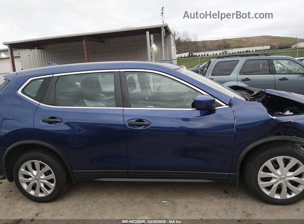KNMAT2MT3KP541064 2019 NISSAN ROGUE Blue Widok wnętrza 360 stopni