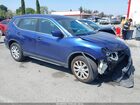 2017 Nissan Rogue S Blue vin: KNMAT2MT5HP570607