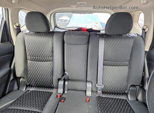KNMAT2MT6JP564661 2018 NISSAN ROGUE Silver უკანა სავარძლების ხედი