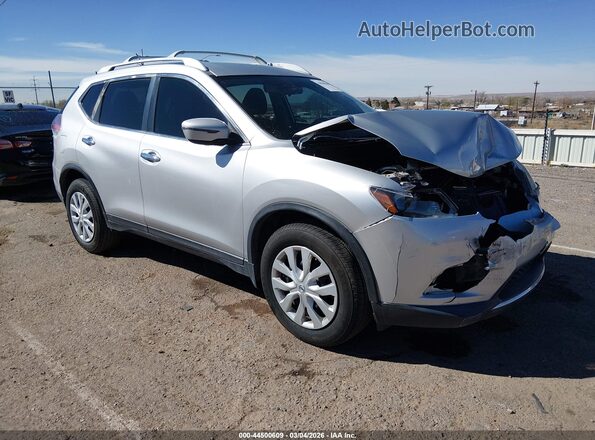 KNMAT2MT7GP718450 2016 NISSAN ROGUE Silver Przód prawy