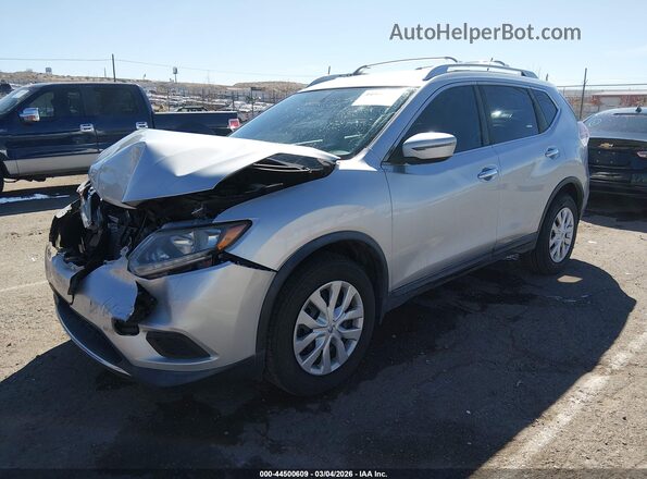 KNMAT2MT7GP718450 2016 NISSAN ROGUE Silver Przód lewy