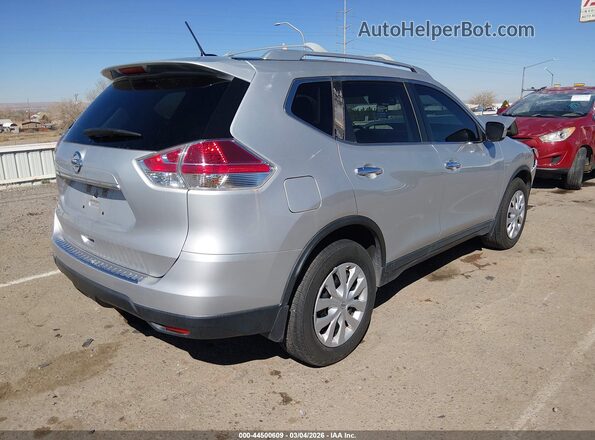 KNMAT2MT7GP718450 2016 NISSAN ROGUE Silver Tył prawy