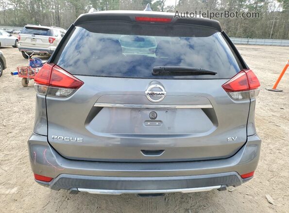 KNMAT2MT9JP535817 2018 NISSAN ROGUE Gray Widok z tyłu