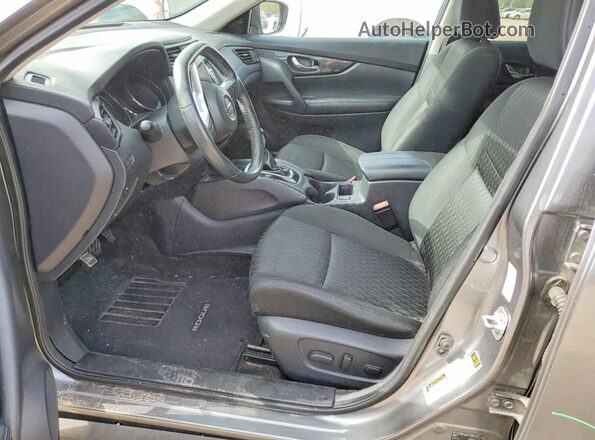 KNMAT2MT9JP535817 2018 NISSAN ROGUE Gray Widok wnętrza z przodu