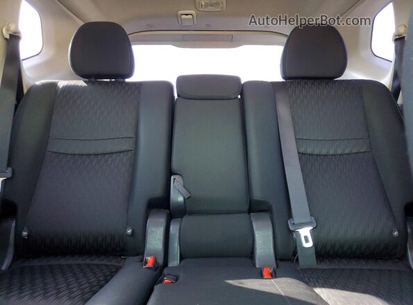 KNMAT2MTXKP540459 2019 NISSAN ROGUE Black Вид задніх сидінь