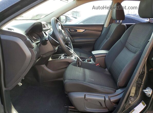 KNMAT2MTXKP540459 2019 NISSAN ROGUE Black Вид салону спереду