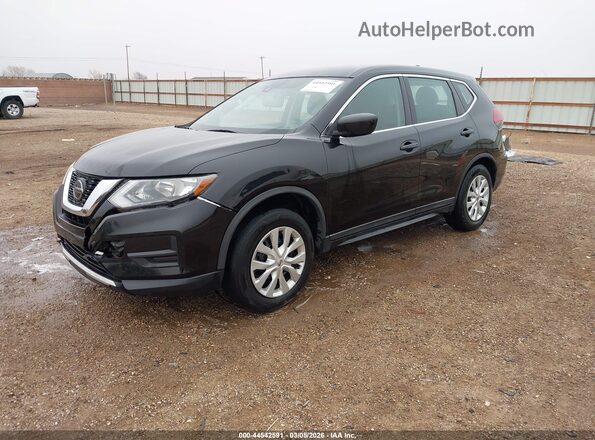 KNMAT2MV3LP527989 2020 NISSAN ROGUE Черный Передняя левая четверть