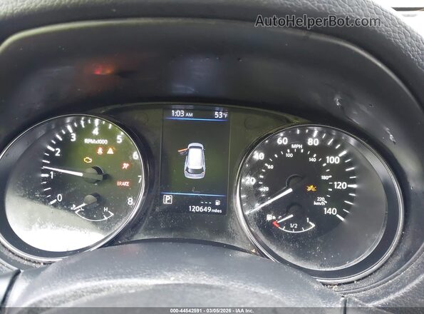 KNMAT2MV3LP527989 2020 NISSAN ROGUE Черный Вид задних сидений