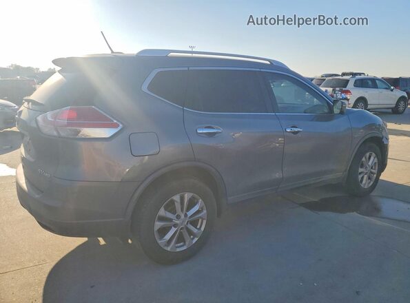KNMAT2MV4GP704880 2016 NISSAN ROGUE Charcoal Trasero derecho